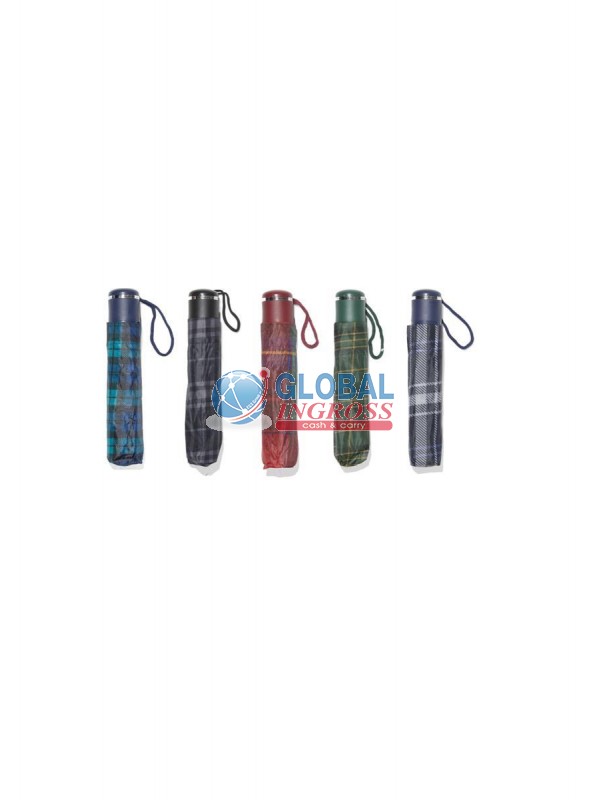 OMBRELLO S/MINI SCOZZESE fodero stoffa