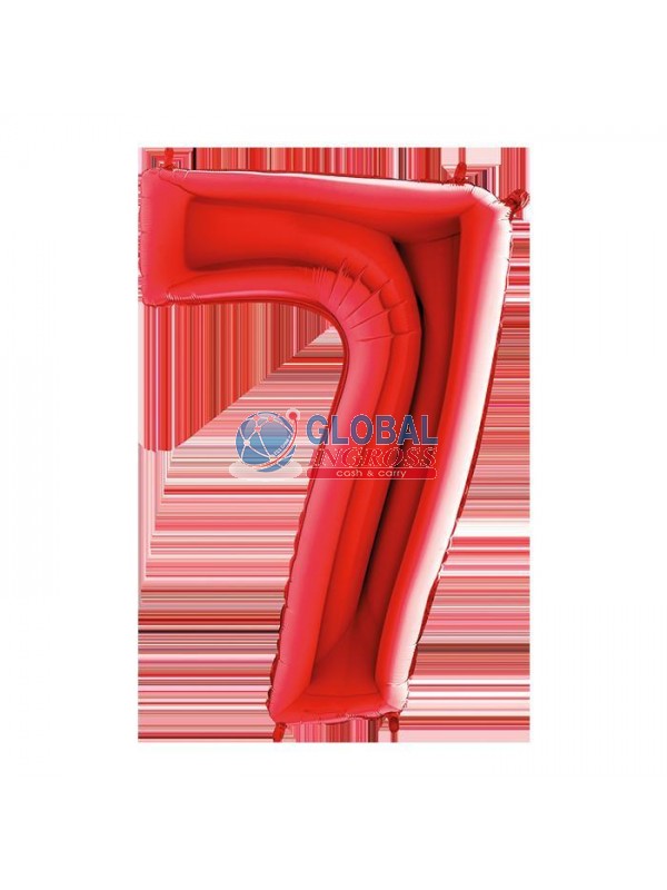 MYLAR NUMERO ROSSO 7