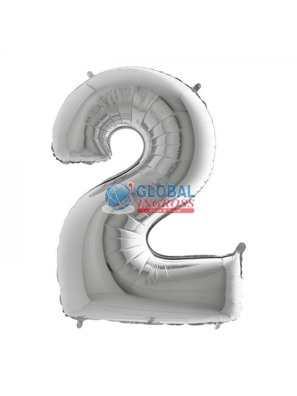 MYLAR NUMERO ARGENTO 2