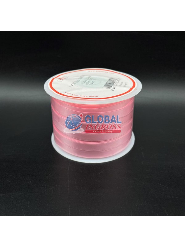 NASTRO RASO 10mm ROSA 1mt