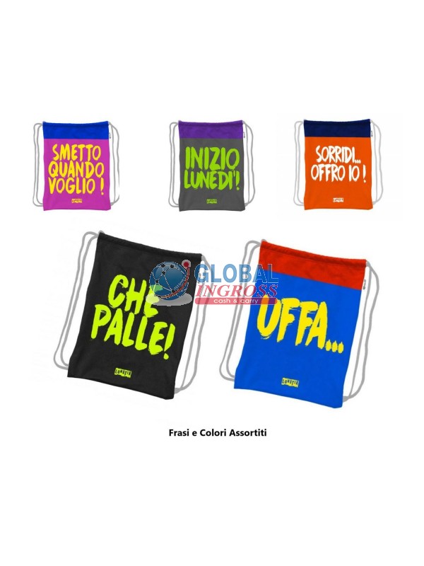 SACCA LUNATIK C/SCRITTE