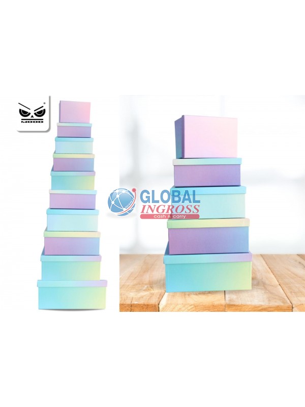 SCATOLA RAINBOW 18x12x7