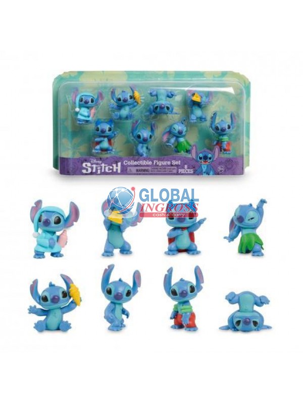 STITCH 8 MINI PERSONAGGI 6cm