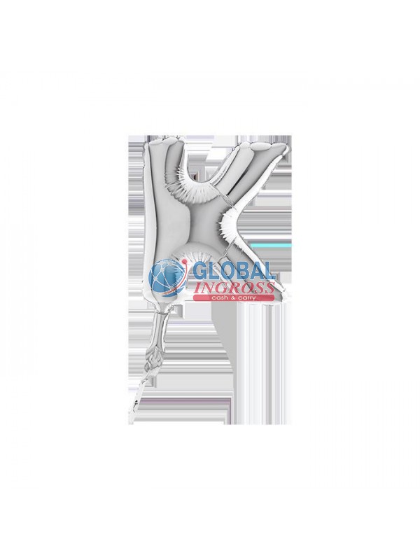 LETTERA SMALL ARGENTO K