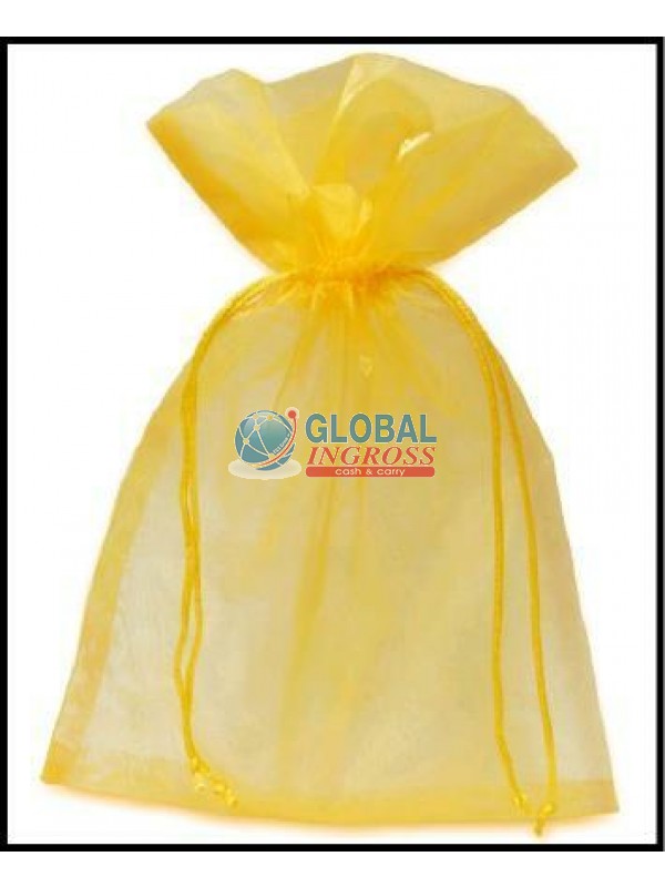 SACCHETTO 8x10 GIALLO