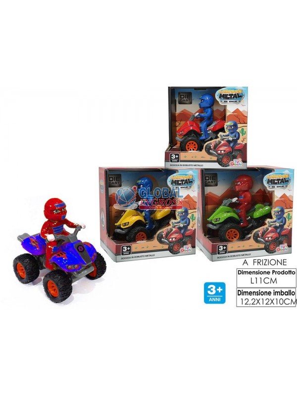 QUAD CARTOON DIE CAST FRIZIONE