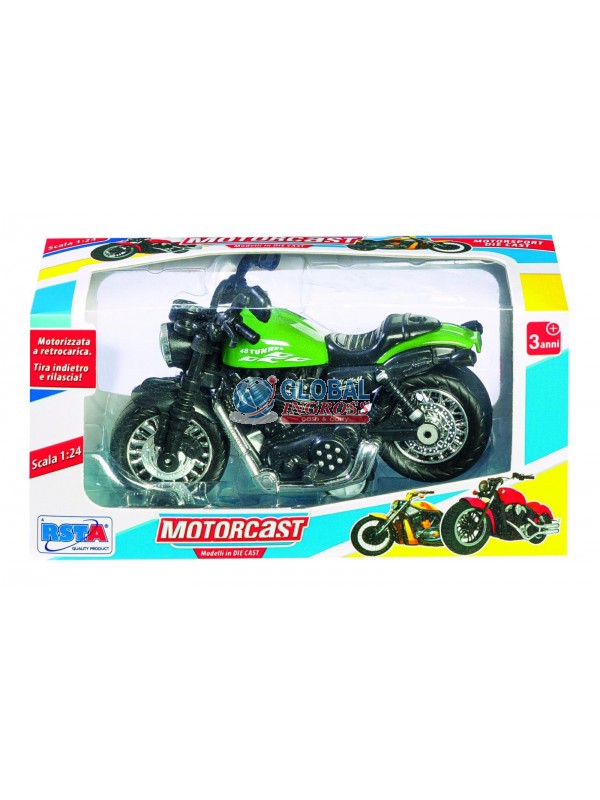 MOTOCICLETTA DIE-CAST COLORI ASSORTITI