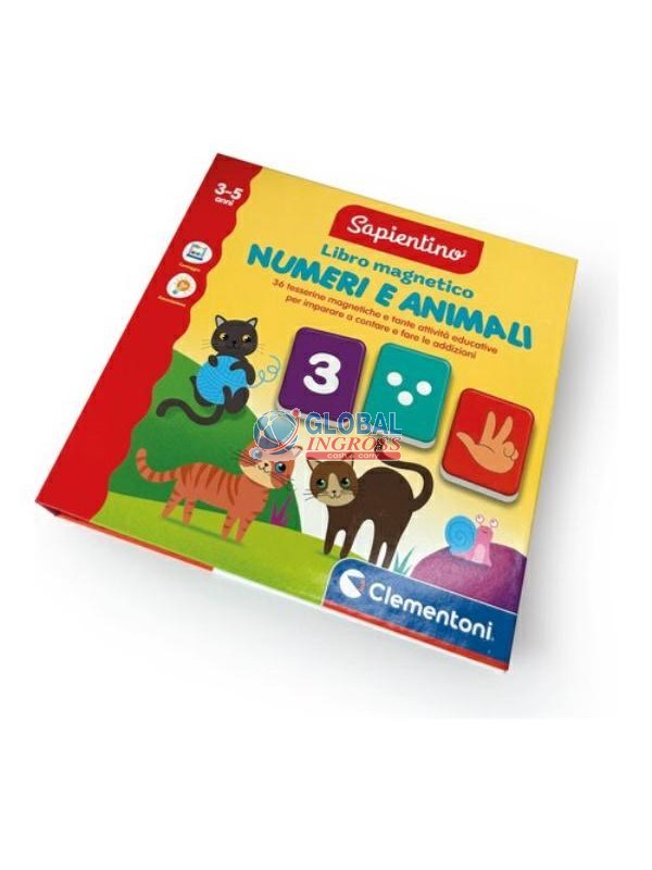 LIBRO MAGNETICO NUMERI E ANIMALI