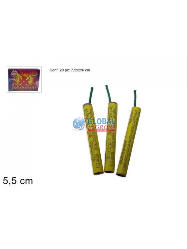RAUDO GIALLO 5,5cm 20pz
