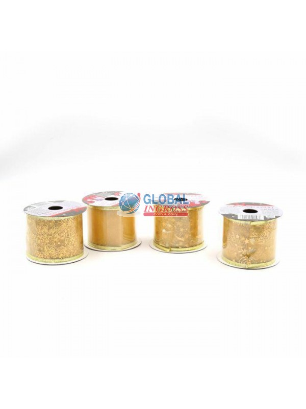 NASTRO NATALIZIO 3Y ORO