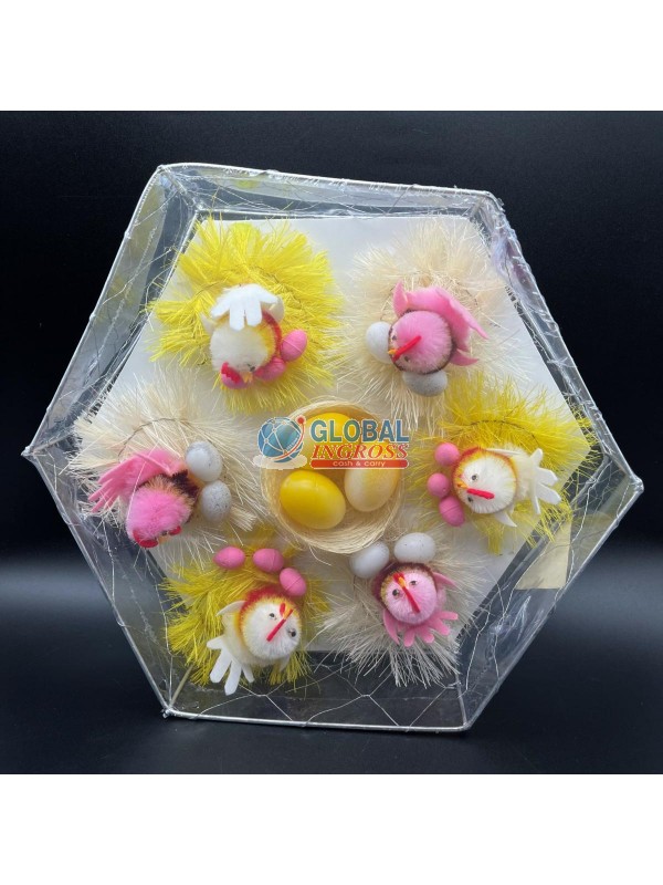 NIDO C/GALLINA-UOVA IN GABBIA