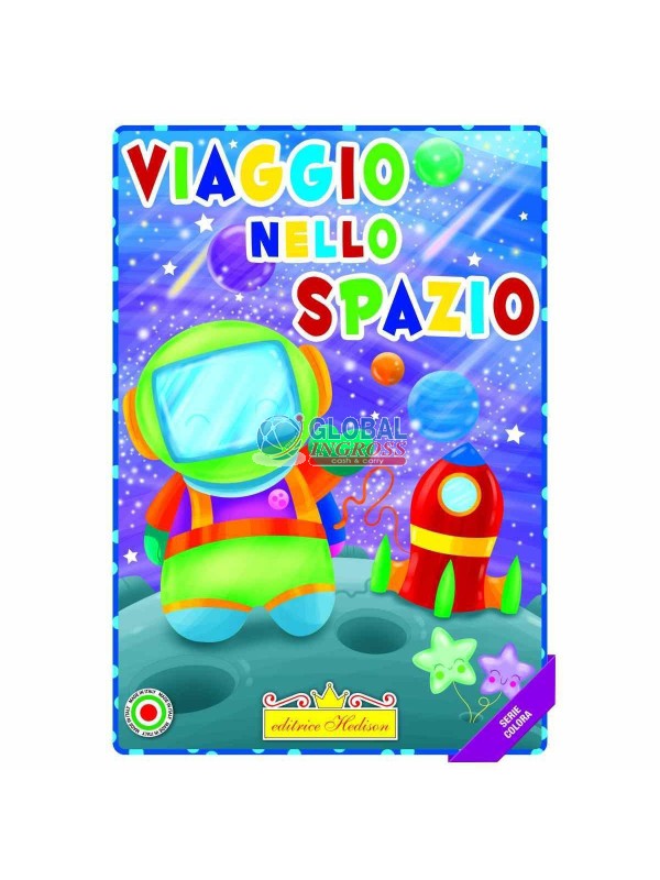 LIBRO COLORA VIAGGIO NELLO SPAZIO.