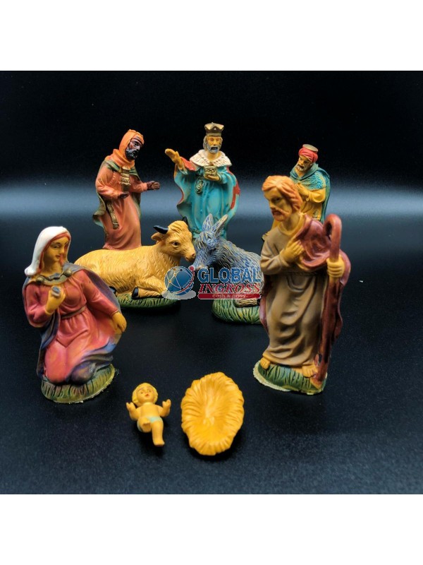 SET NATIVITA' 8pz COL.TENUI