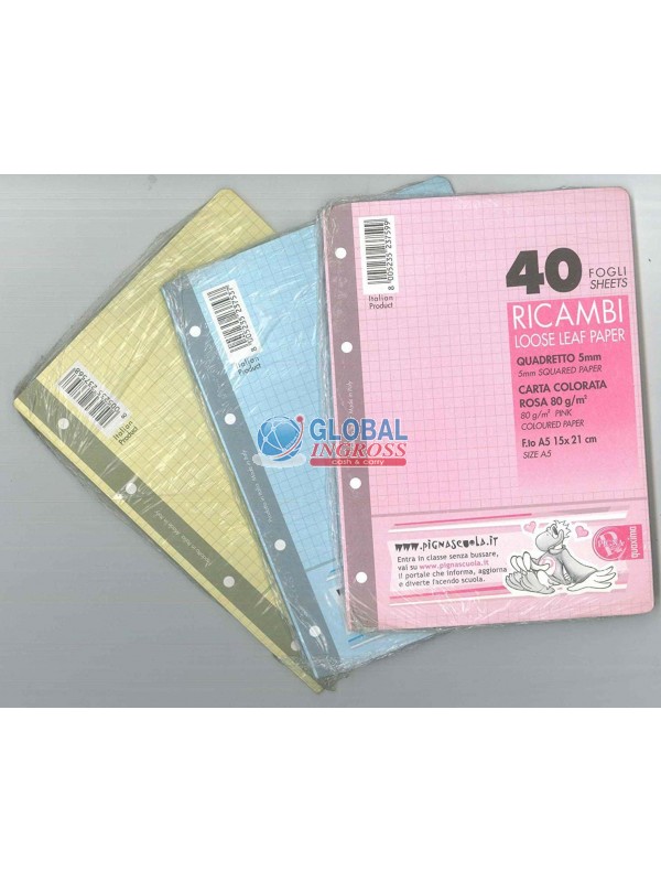 RICAMBI A5 5mm COL.MISTI.