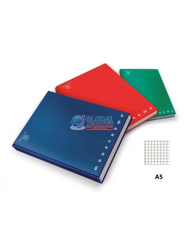 QUADERNO CARTONATO 5mm MONOCROMO