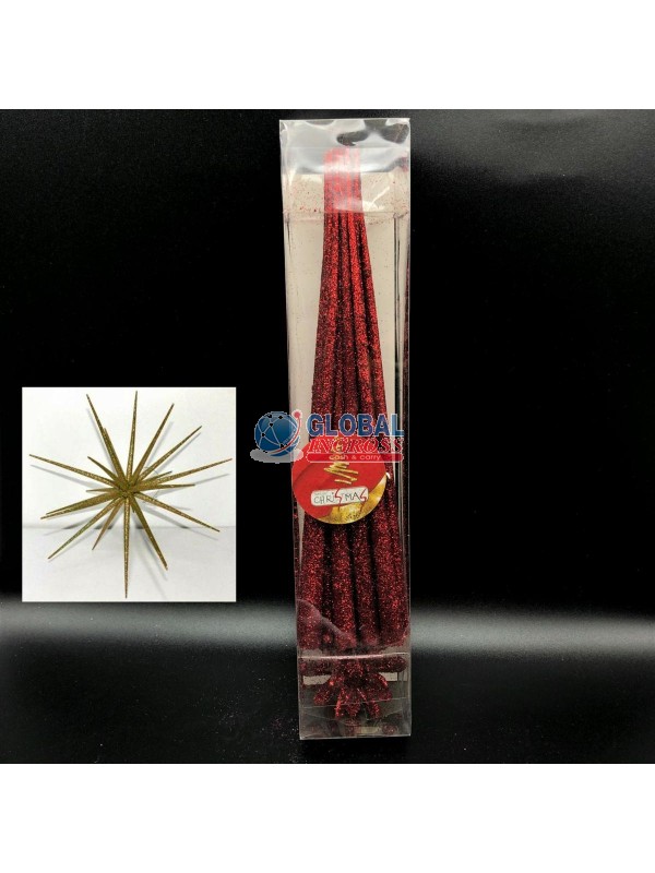 PUNTALE RICCIO GRANDE ROSSO