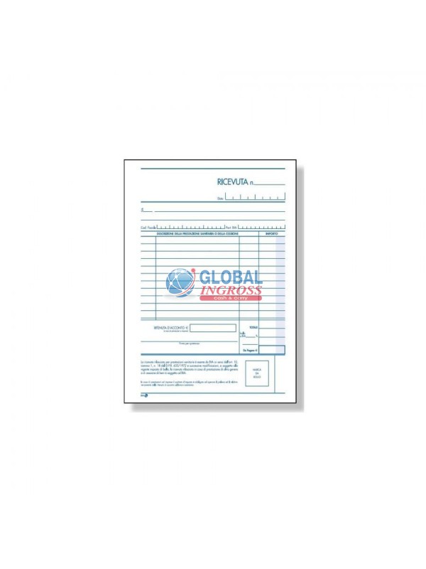 RICEVUTE SANITARIE A5 2copie art.912