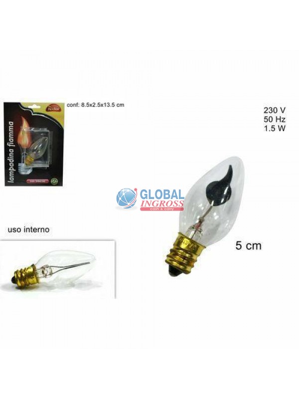 LAMPADINA FIAMMA TONDA