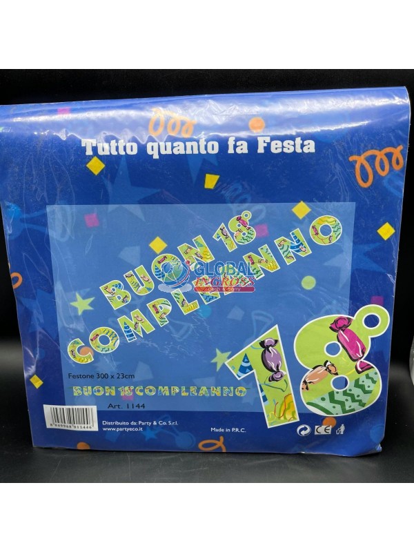 FESTONE 18 ANNI 285x23