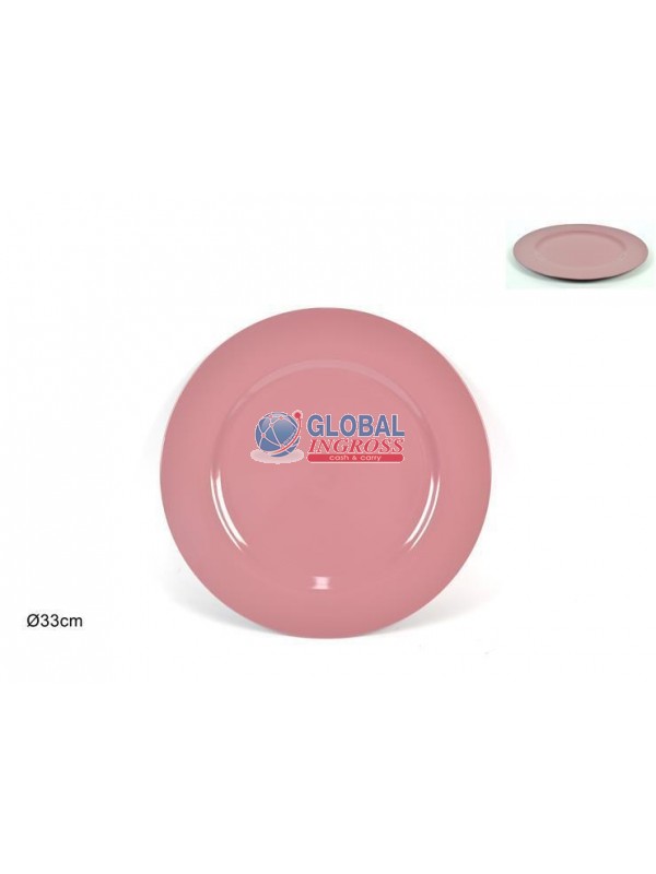 SOTTOPIATTO MELAMINA ROSA
