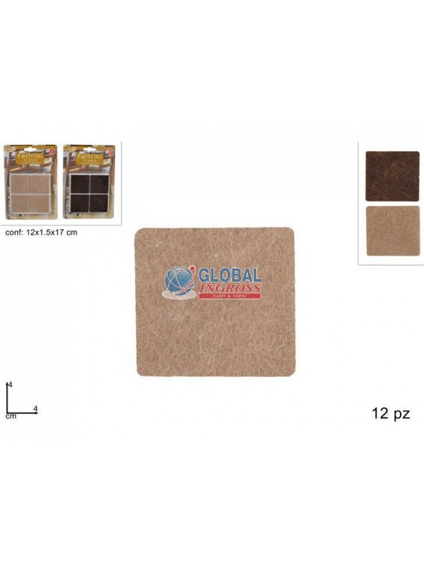 FELTRINI QUADRATI 12pz