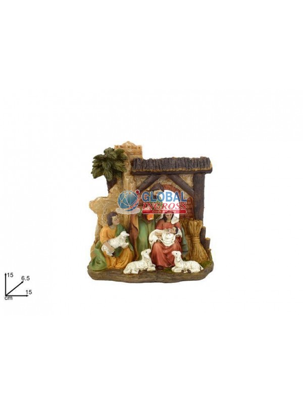 NATIVITA' COLORATA C/PASTORE