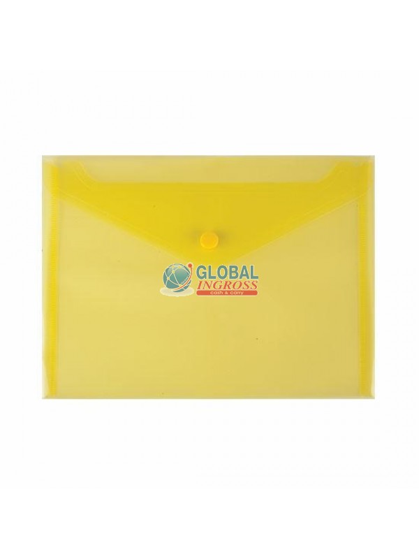 BUSTA C/BOTTONE A3 GIALLO
