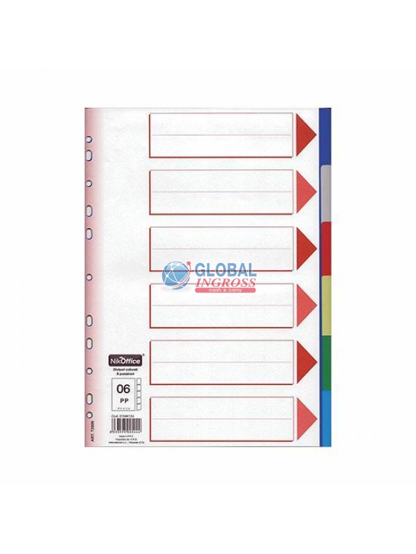 SEPARATORI PLASTICA 6pz