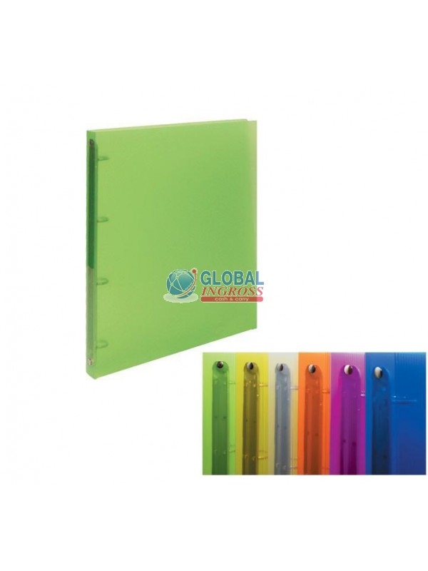 CARTELLA ANELLI D16 COL.ASS. TRASPARENTI