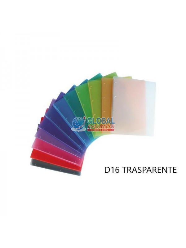 CARTELLA ANELLI D16 TRASPARENTE