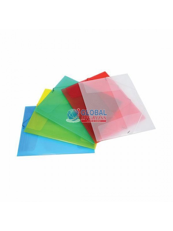 CARTELLA C/ELASTICO ANGOLARE TRASPARENTE