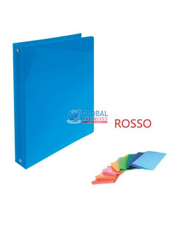 CARTELLA ANELLI D30 LACCATO ROSSO