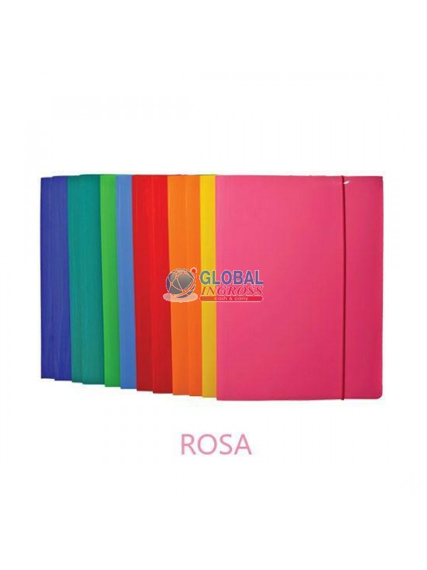 CARTELLA ELASTICO LACCATO ROSA