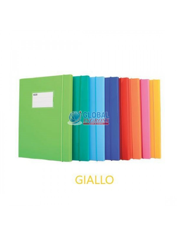 CARTELLA ELASTICO D18 LACCATO GIALLO