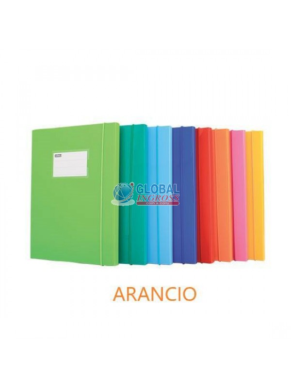 CARTELLA ELASTICO D18 LACCATO ARANCIO