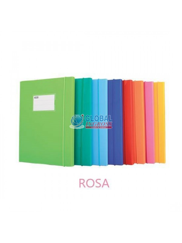 CARTELLA ELASTICO D18 LACCATO ROSA