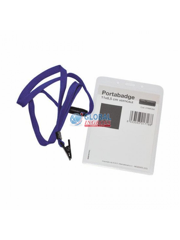 PORTABADGE VERTICALE 11x8,5