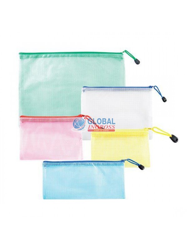 BUSTA PVC C/ZIP A4