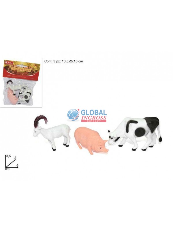 ANIMALI SOGGETTI ASS. 4PZ.