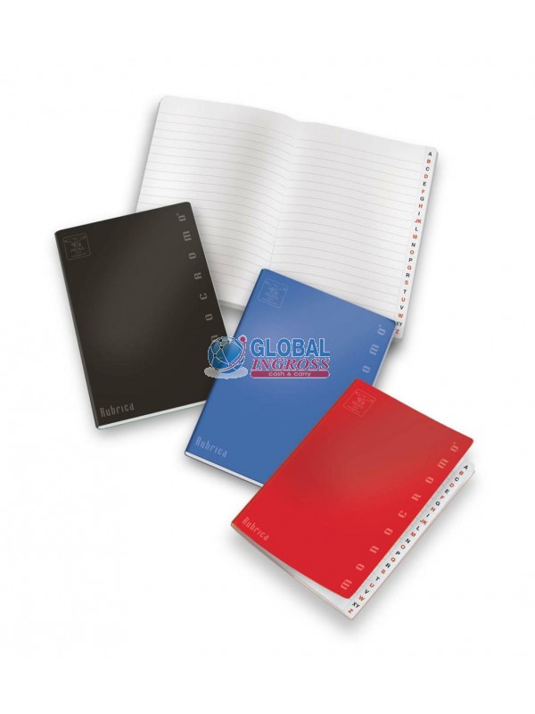 RUBRICA A5 MONOCROMO 20ff