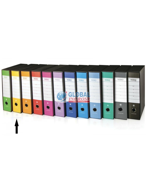 REGISTRATORE D8 NERO/GIALLO