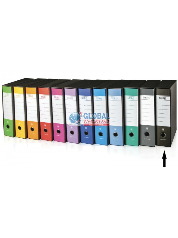 REGISTRATORE D8 NERO/NERO