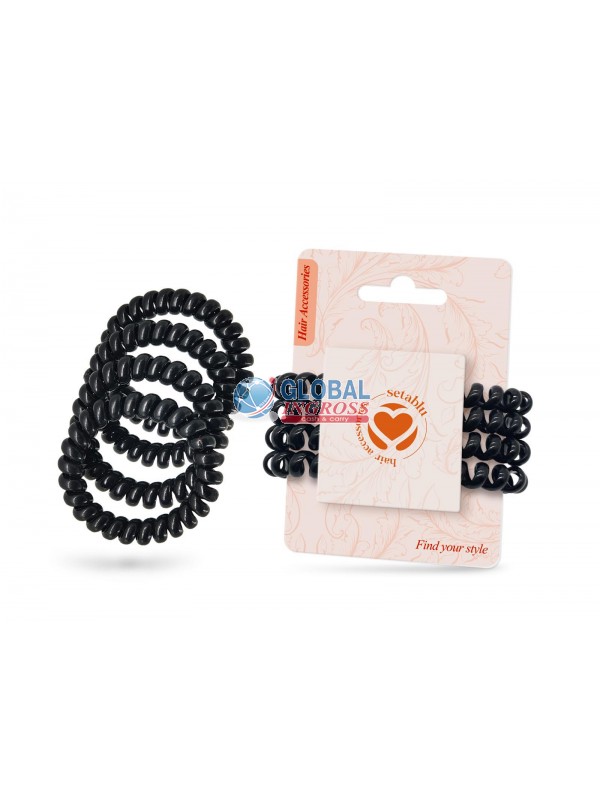 ELASTICI A SPIRALE 4pz NERI