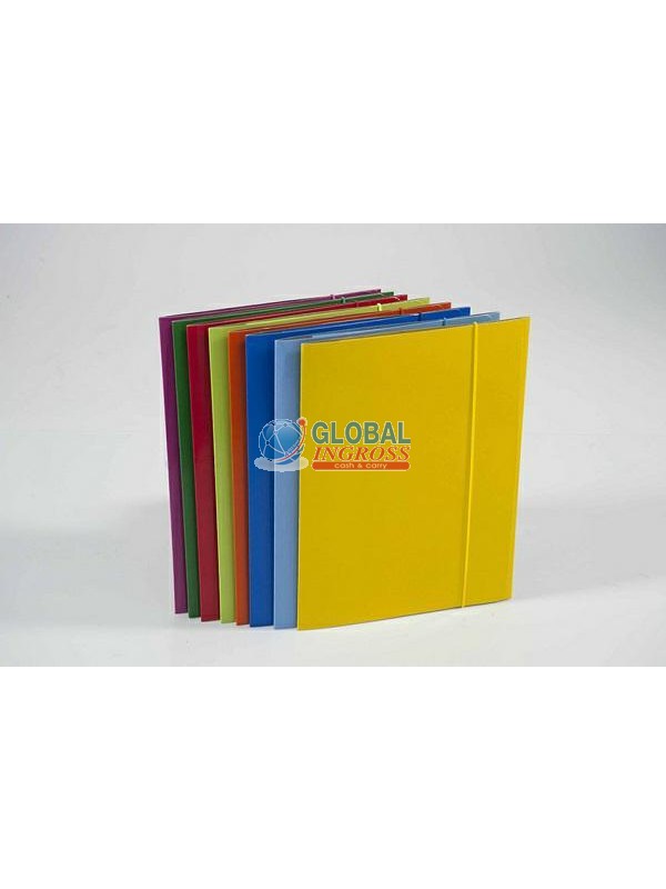 ***CARTELLA C/ELASTICO BLU 3 LEMBI