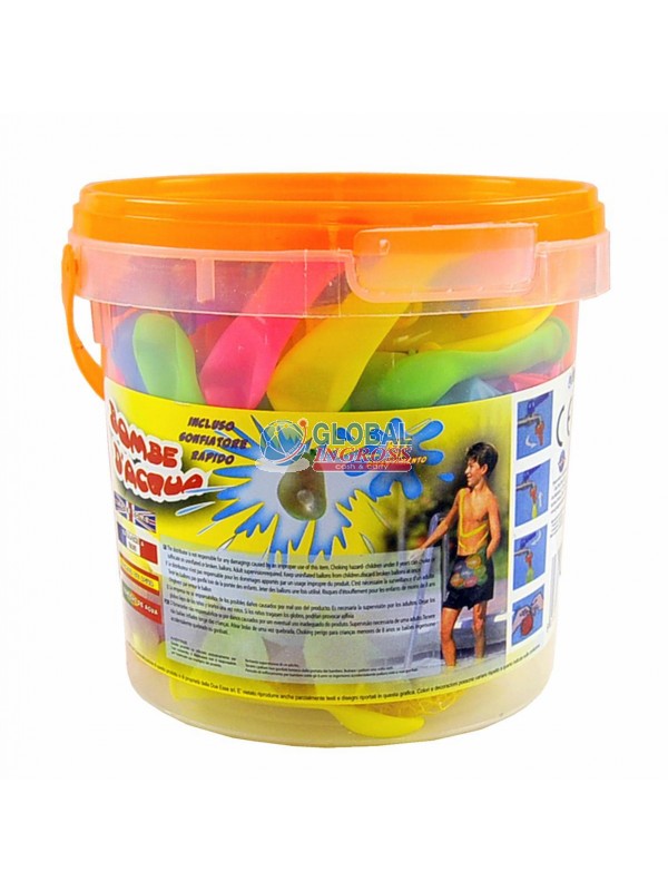 PALLONCINI BOMBE ACQUA 250pz SECCHIELLO