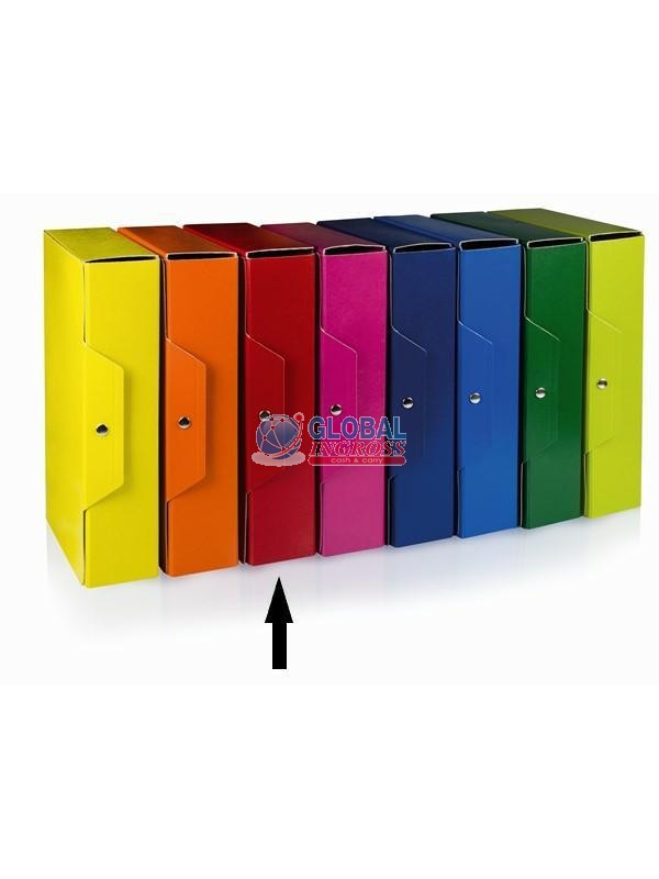 CARTELLA C/BOTTONE D6 ROSSO