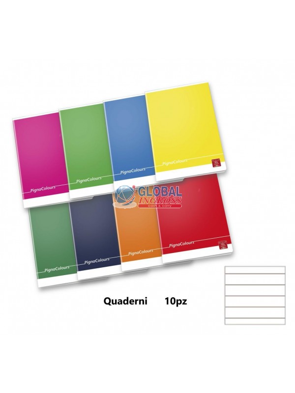 QUADERNI PIGNACOLOUR 1R10pz A5