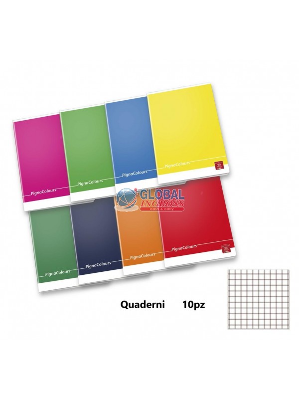 QUADERNI PIGNACOLOUR 4mm 10pz A5