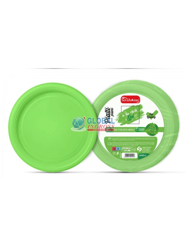 PIATTI RIUTILIZZ. PIANIVERDE 20pz