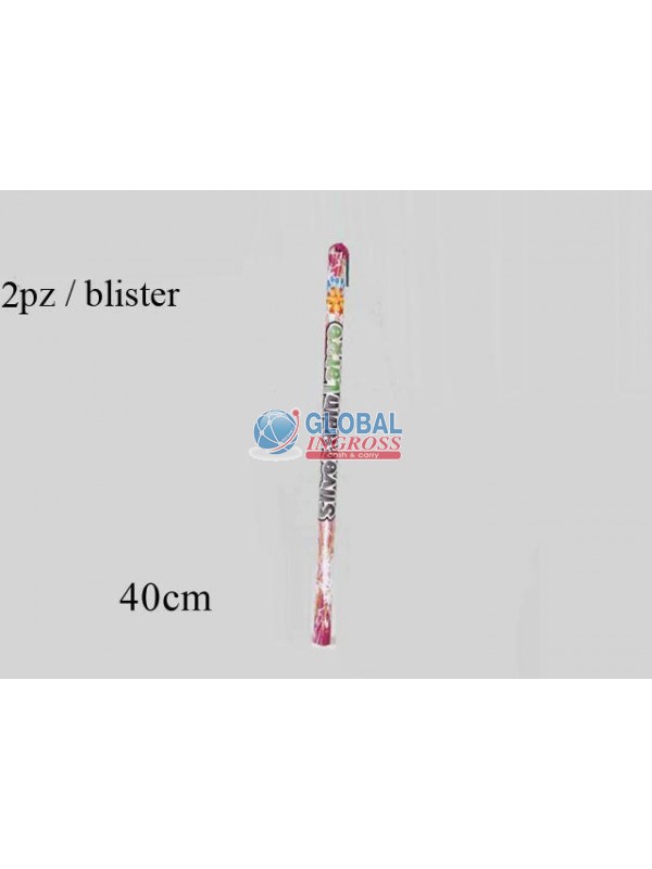 BENGALA SILVER RAIN LARGE 2pz 40cm